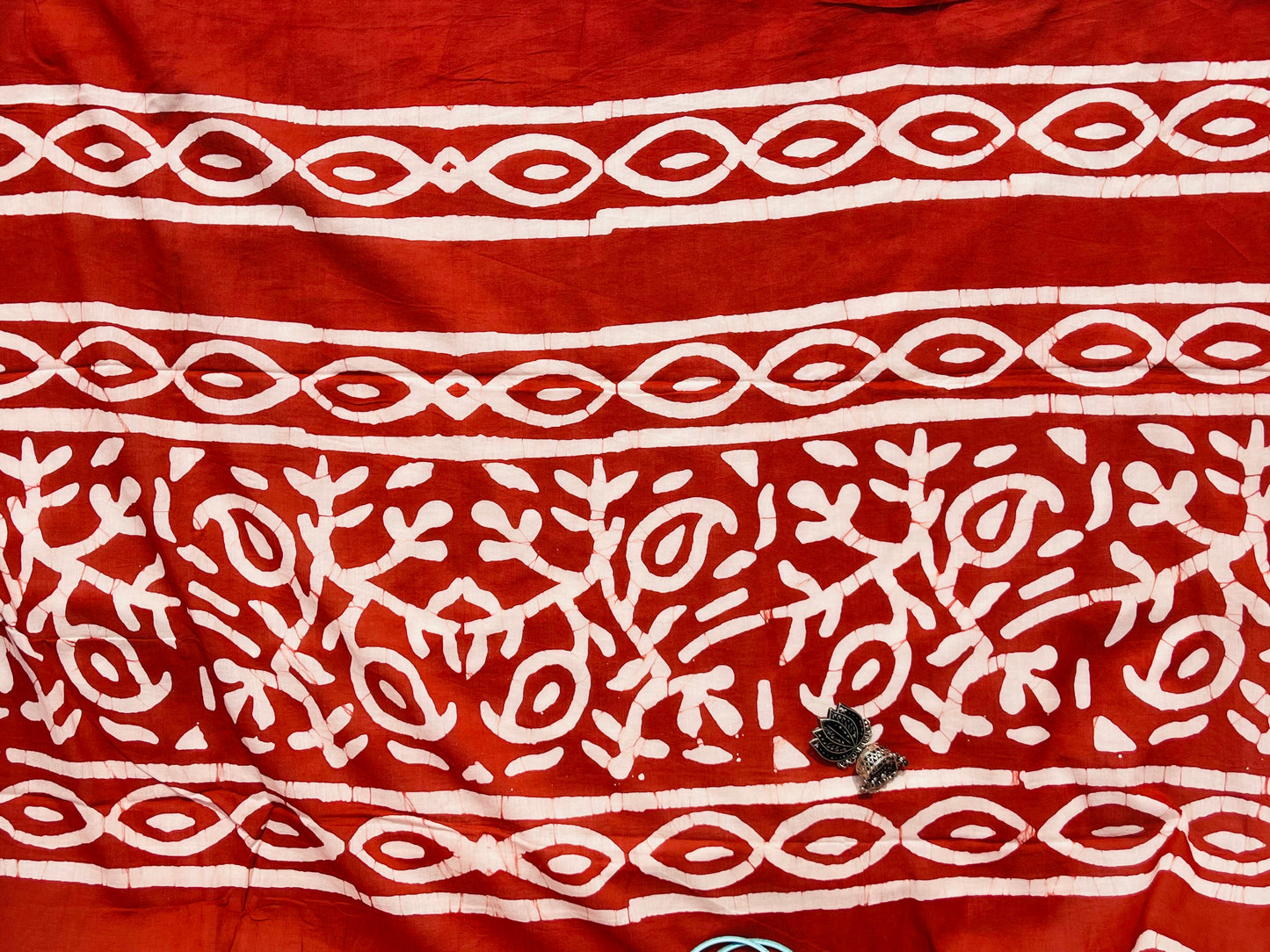 "Amour" Dabu Hand Block Print Saree