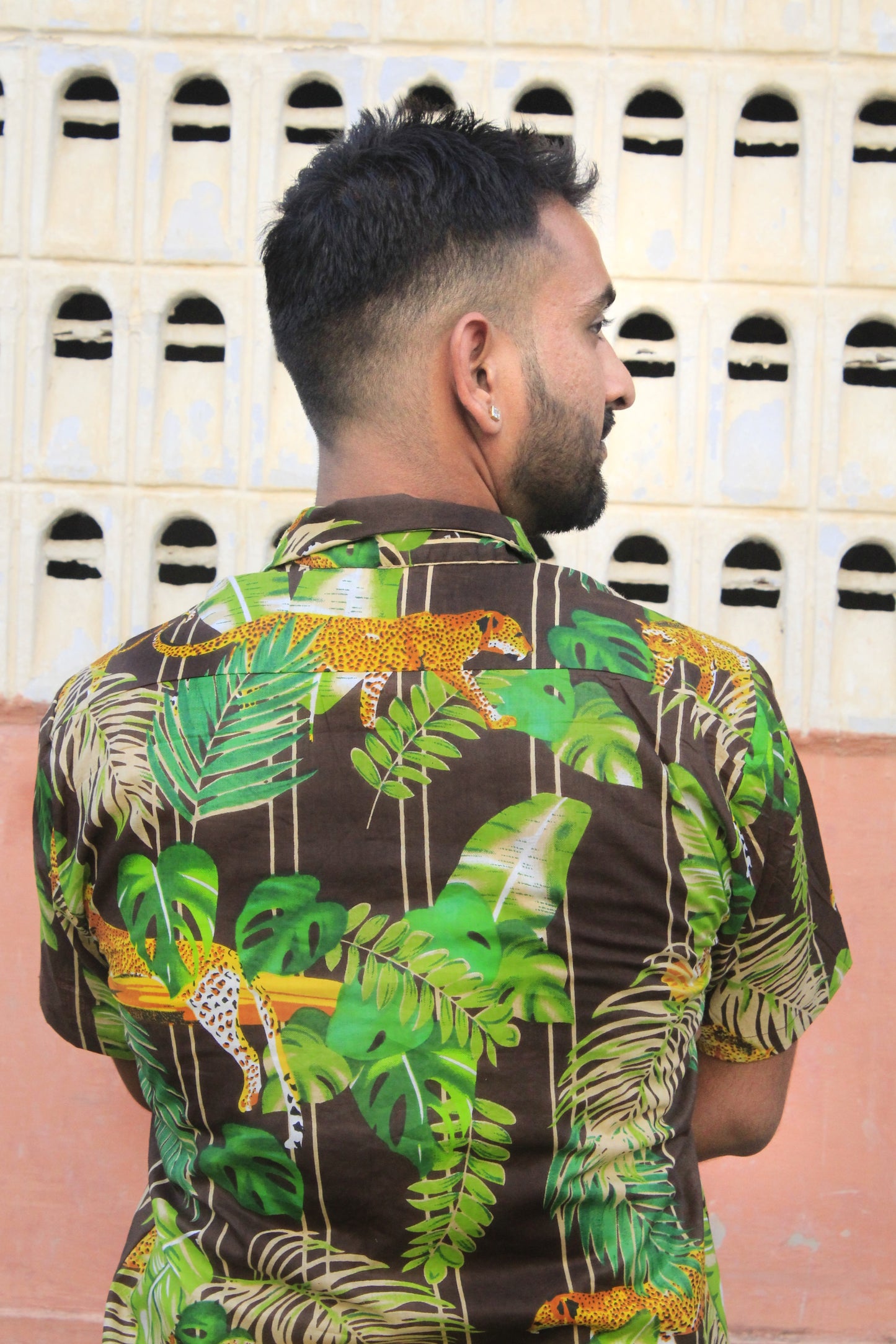 Sun-Kissed Tropical Print Goa Shirt