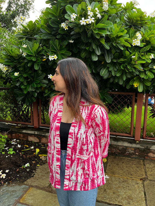 "Flirty Fuchsia" Kimono