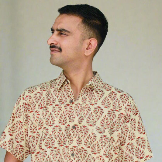 Banarasiya Floral Print Shirt for Men