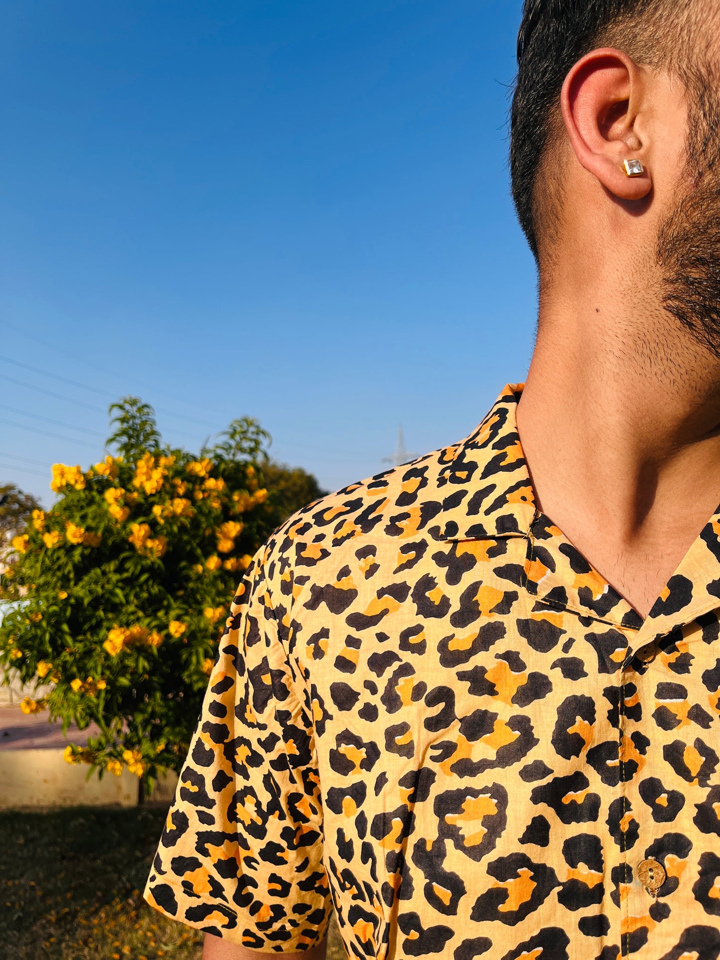 Leo Tropical Print Goa Shirt