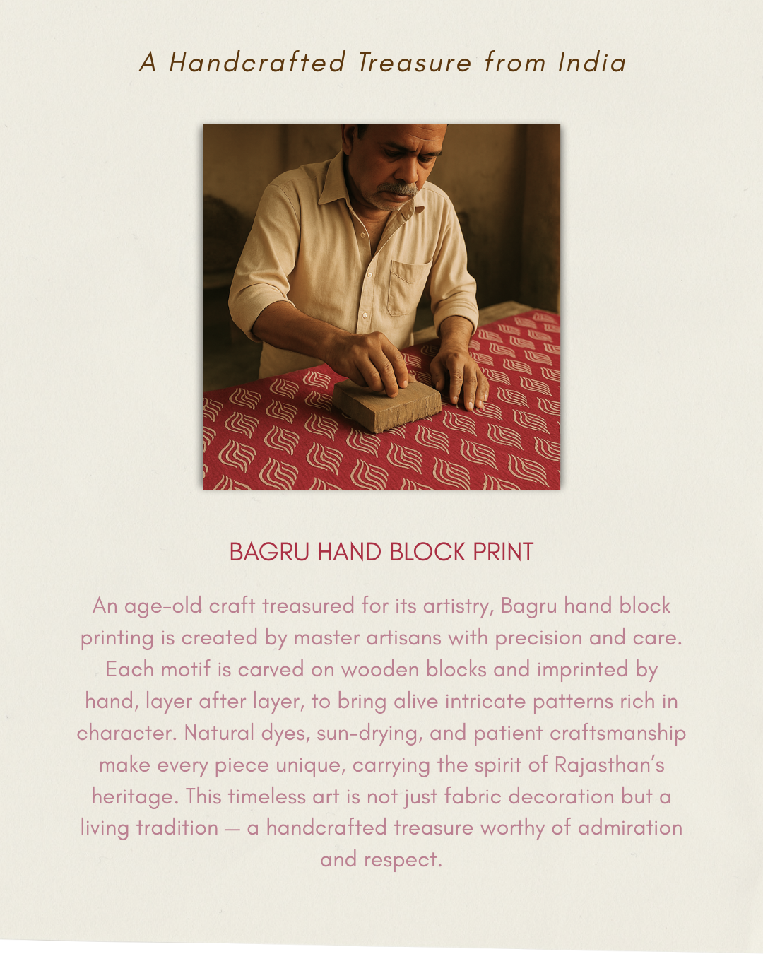Jaipur Pink Hand Block Printed Cotton Shirt