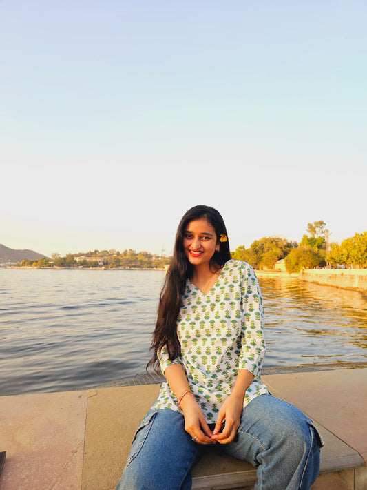 "Odyssey" Bagru Print Kurta
