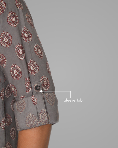 Kashi Soft Grey Cotton Shirt