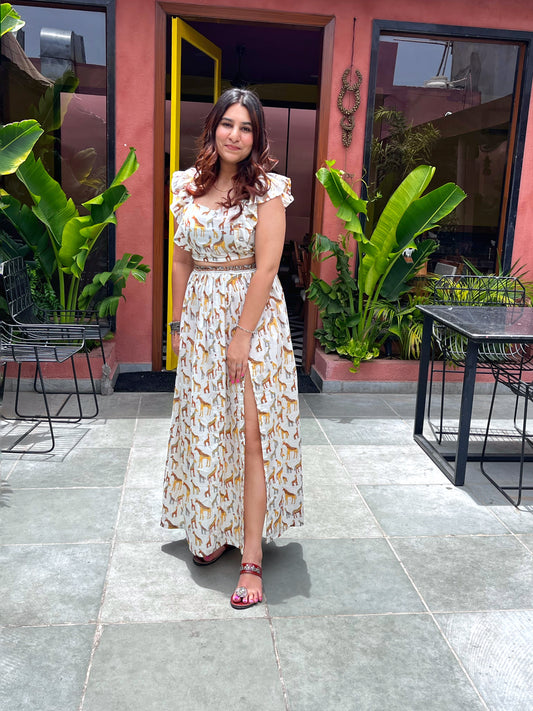 "Safari Strides" Co-ord Set