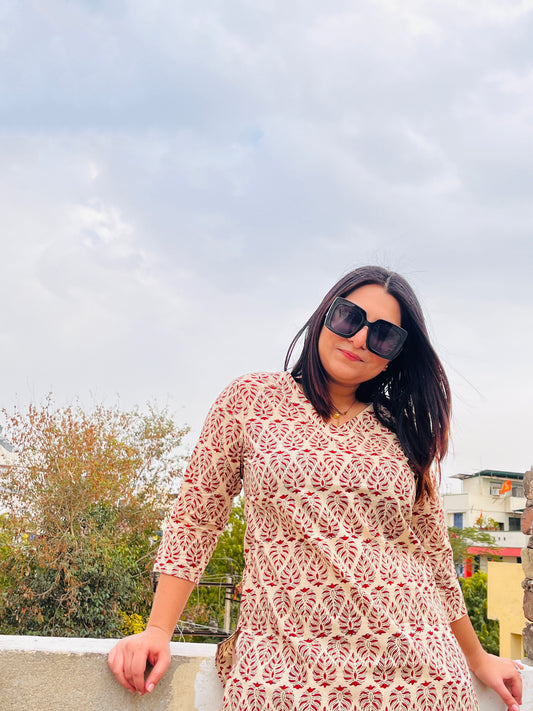 "Banarasiya" Bagru Print Kurta